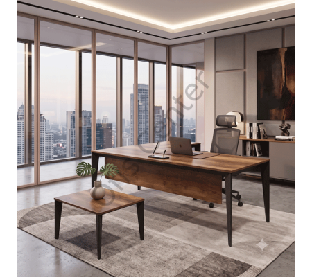 Exen Ofis ve Büro Masa Takımı 160 cm Masalı
